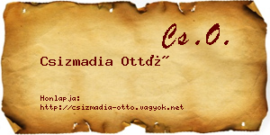 Csizmadia Ottó névjegykártya